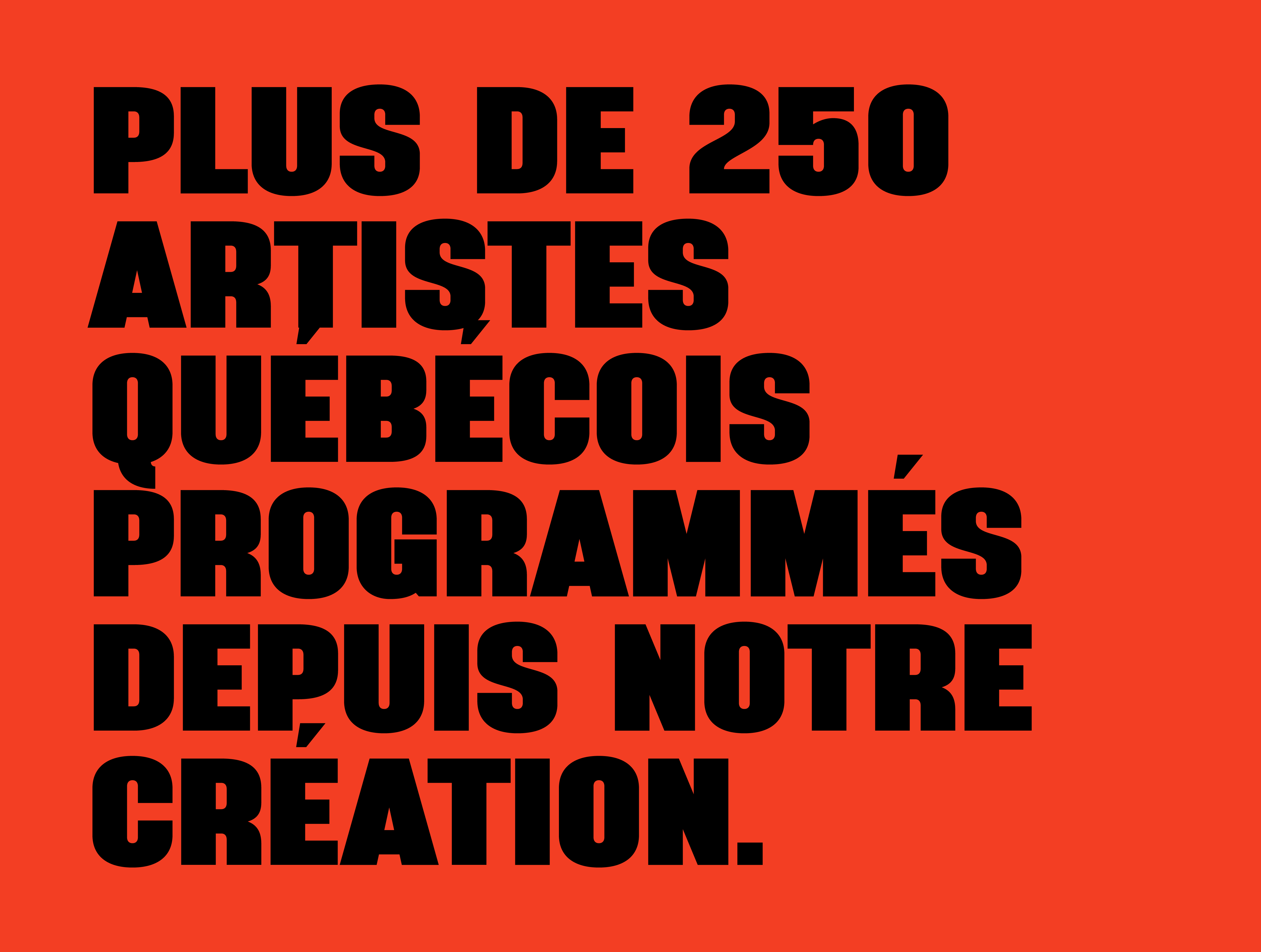 1250 ARTISTES